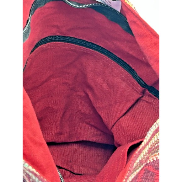 Tribe Azure Fair Trade Womens Tribal Tote Shoulder Bag Travel Boho Hippie Aztec - Picture 8 of 9